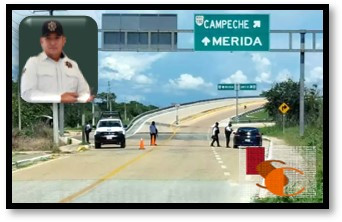 Refuerzan seguridad en Tenabo tras atentado a comandante de Ciudad del Carmen. 